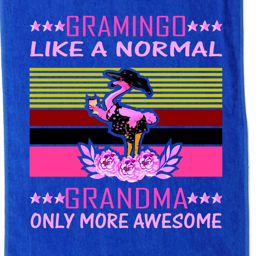 Gramingo Like a Normal Grandma But More Awesome Platinum Collection Golf Towel