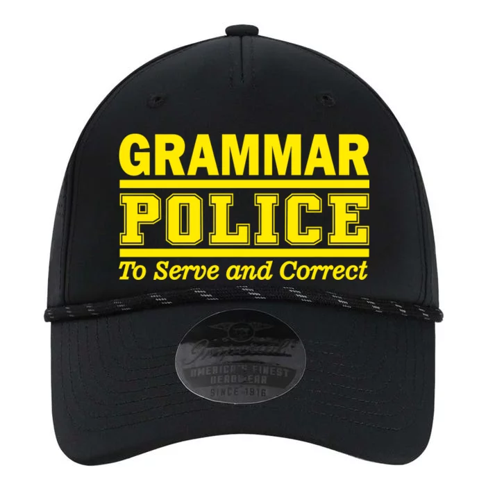 Grammar Police To Serve and Correct Performance The Dyno Cap