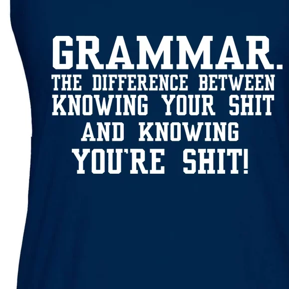 GRAMMAR The Differences Ladies Essential Flowy Tank