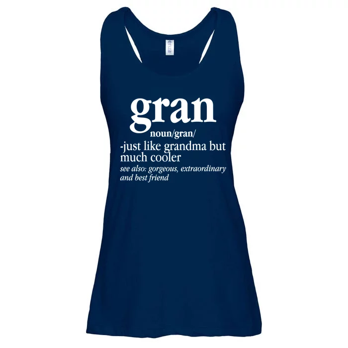 Gran Funny Definition Grandmother Ladies Essential Flowy Tank