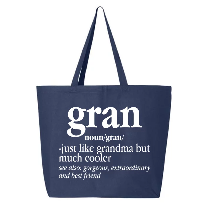 Gran Funny Definition Grandmother 25L Jumbo Tote