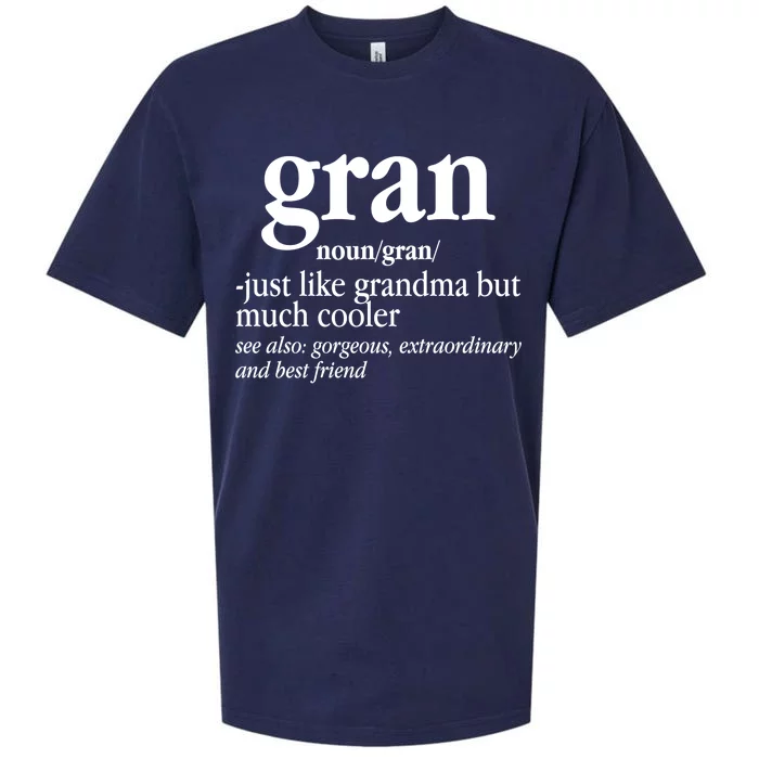 Gran Funny Definition Grandmother Sueded Cloud Jersey T-Shirt