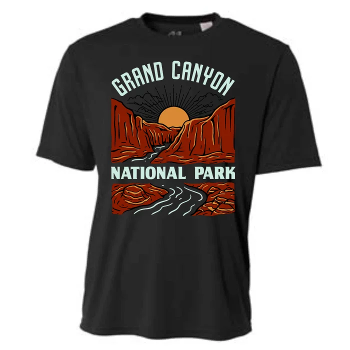 Grand Canyon National Park Illustration Cooling Performance Crew T-Shirt