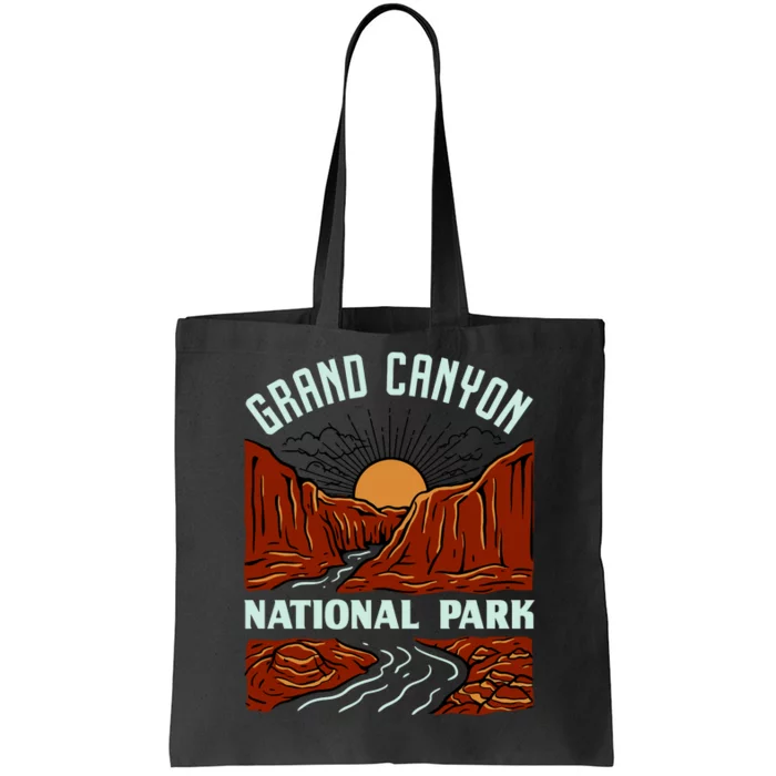 Grand Canyon National Park Illustration Tote Bag