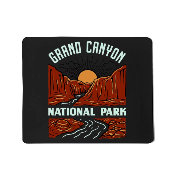 Grand Canyon National Park Illustration Mousepad