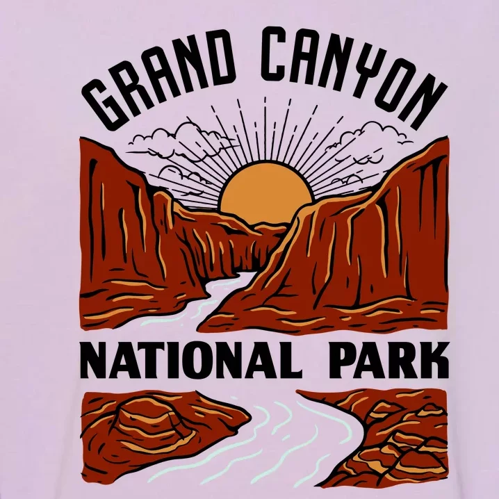 Grand Canyon National Park Illustration Garment-Dyed Sweatshirt