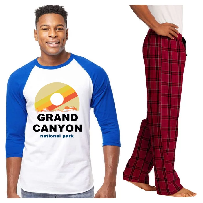 Grand Canyon National Park Retro Logo Raglan Sleeve Pajama Set