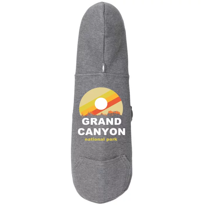 Grand Canyon National Park Retro Logo Doggie 3-End Fleece Hoodie