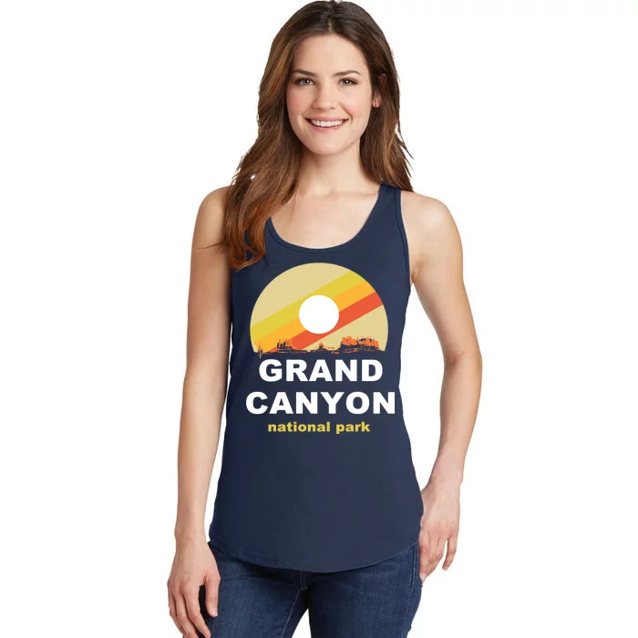 Grand Canyon National Park Retro Logo Ladies Essential Tank