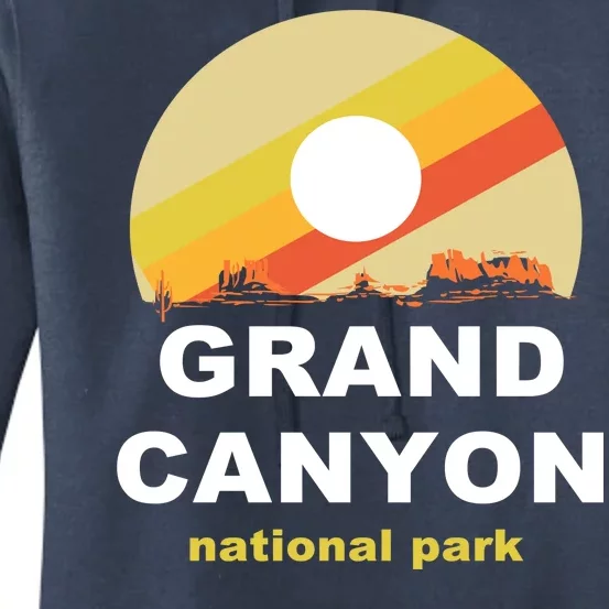 Grand Canyon National Park Retro Logo Women's Pullover Hoodie