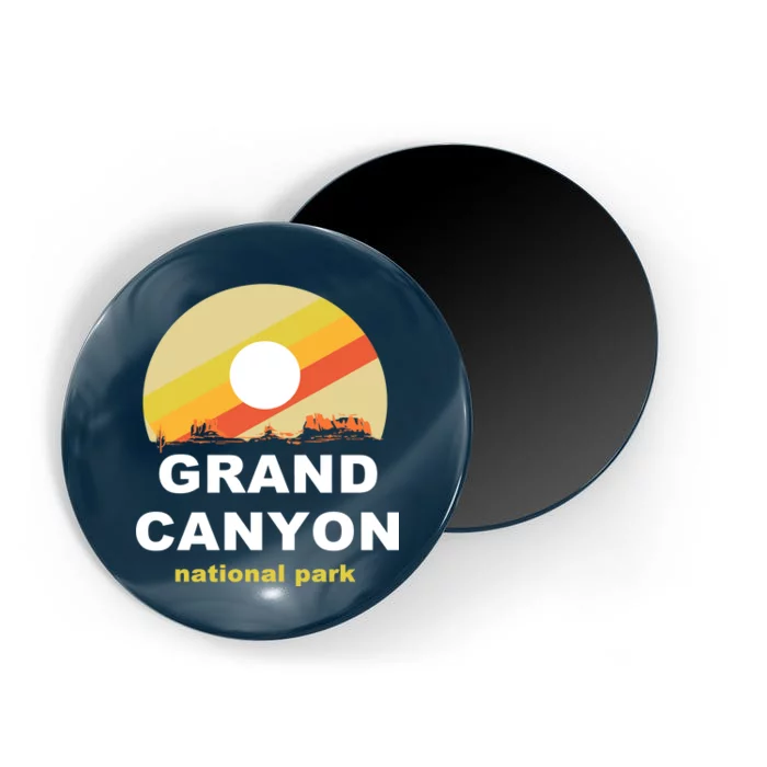 Grand Canyon National Park Retro Logo Magnet