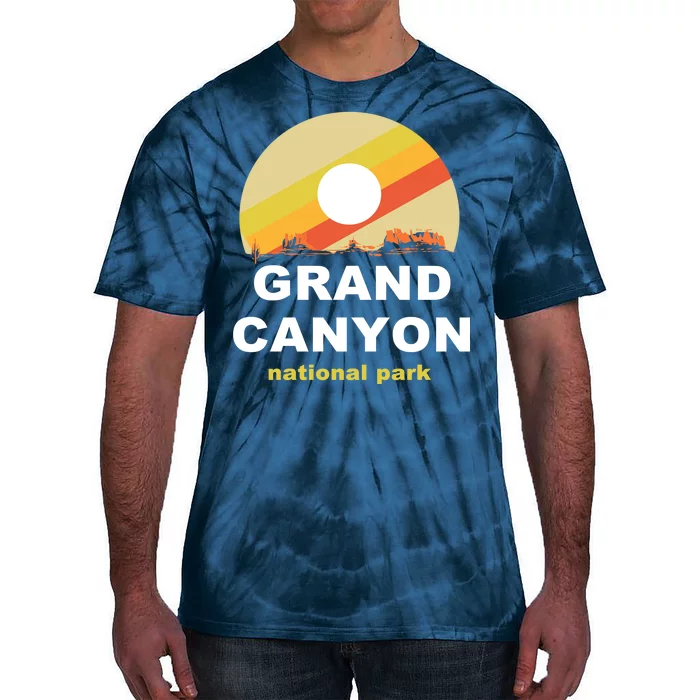 Grand Canyon National Park Retro Logo Tie-Dye T-Shirt