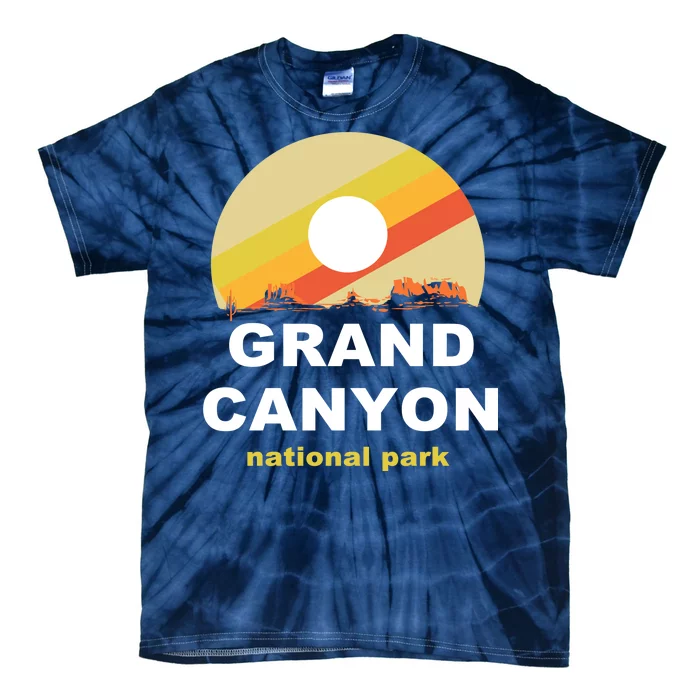 Grand Canyon National Park Retro Logo Tie-Dye T-Shirt