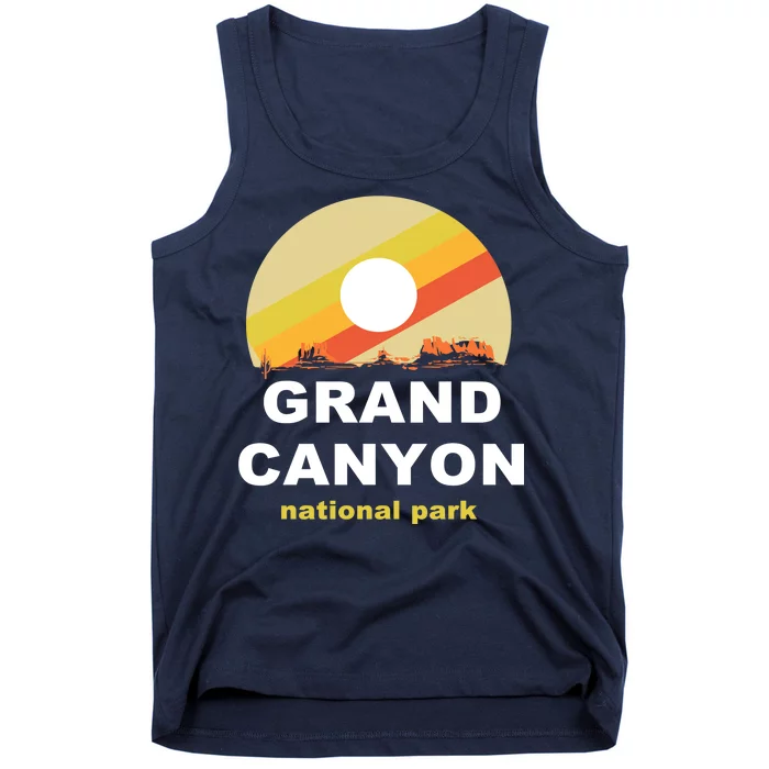 Grand Canyon National Park Retro Logo Tank Top