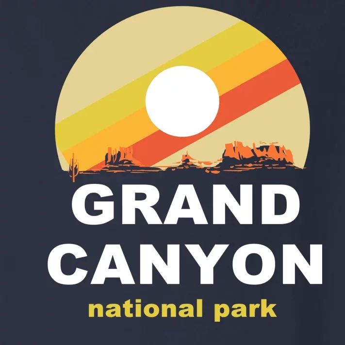 Grand Canyon National Park Retro Logo Toddler Long Sleeve Shirt