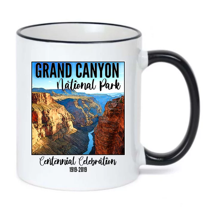 Grand Canyon National Parks Centennial Celebration Black Color Changing Mug