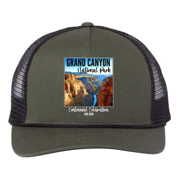 Grand Canyon National Parks Centennial Celebration Retro Rope Trucker Hat Cap