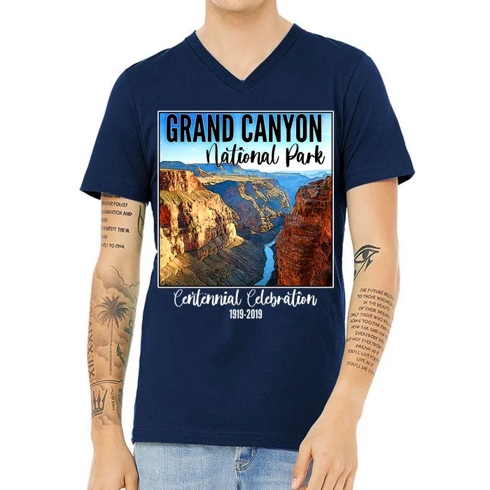 Grand Canyon National Parks Centennial Celebration V-Neck T-Shirt