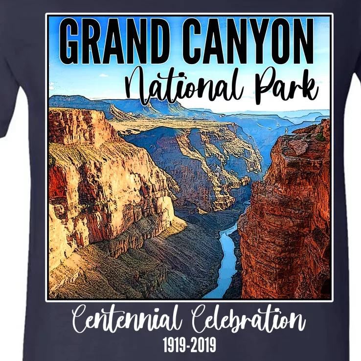 Grand Canyon National Parks Centennial Celebration V-Neck T-Shirt