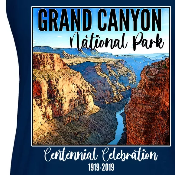 Grand Canyon National Parks Centennial Celebration Ladies Essential Flowy Tank