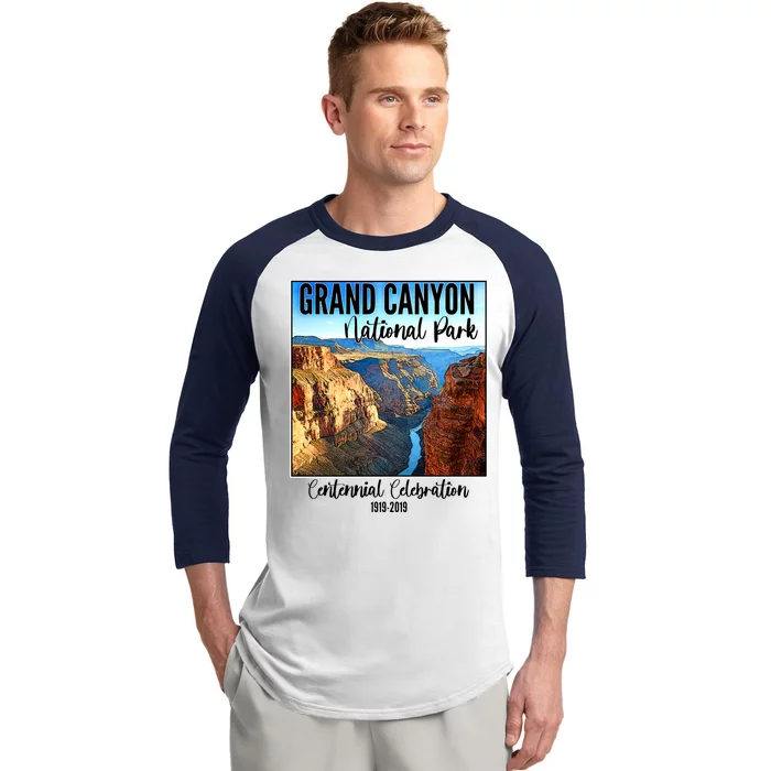 Grand Canyon National Parks Centennial Celebration Baseball Sleeve Shirt