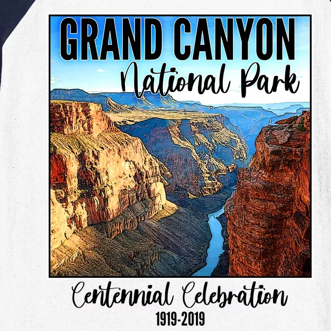 Grand Canyon National Parks Centennial Celebration Baseball Sleeve Shirt