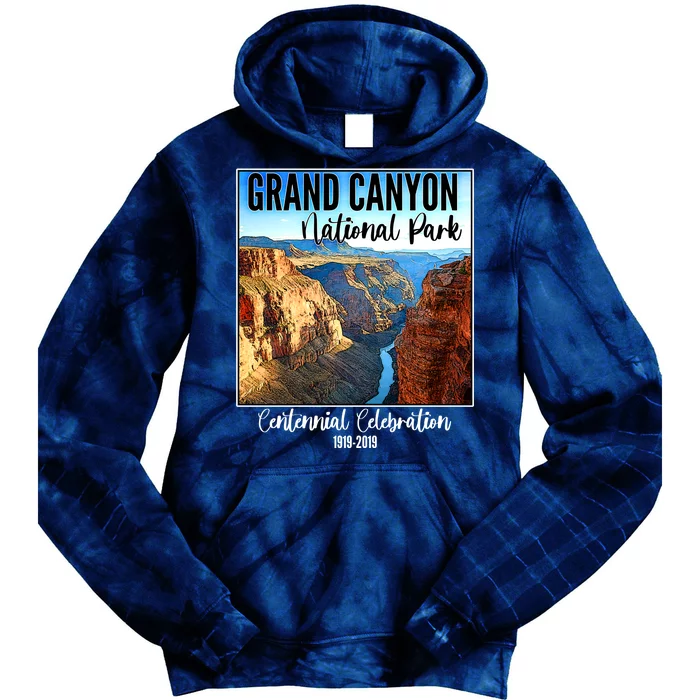 Grand Canyon National Parks Centennial Celebration Tie Dye Hoodie