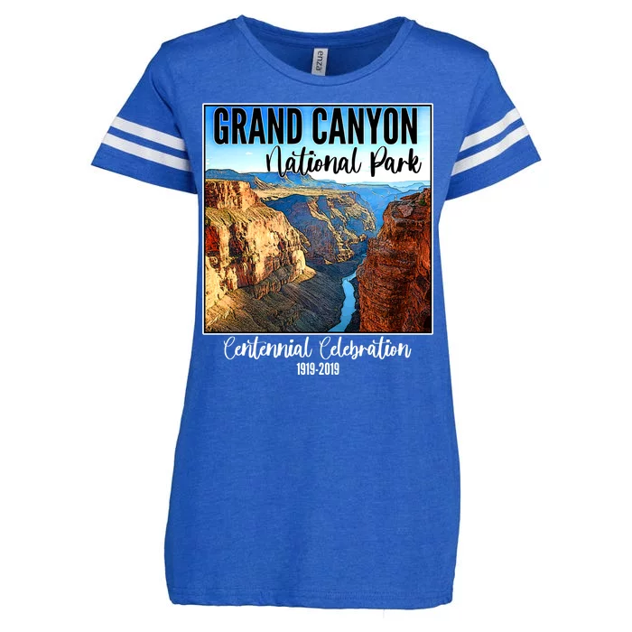 Grand Canyon National Parks Centennial Celebration Enza Ladies Jersey Football T-Shirt