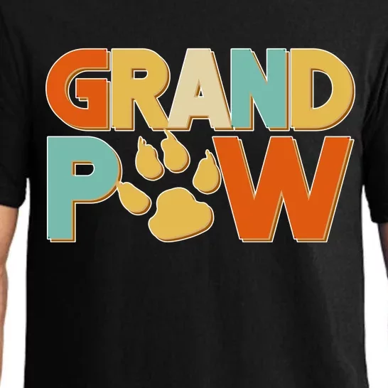 Grand Paw Funny Dog Grandpa Pajama Set