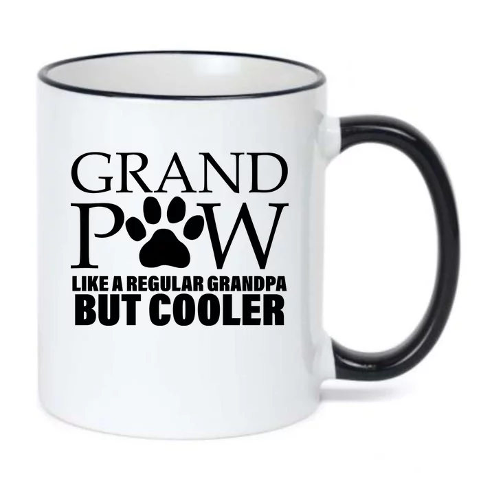 Grand Paw Like A Regular Grandpa But Cooler Black Color Changing Mug