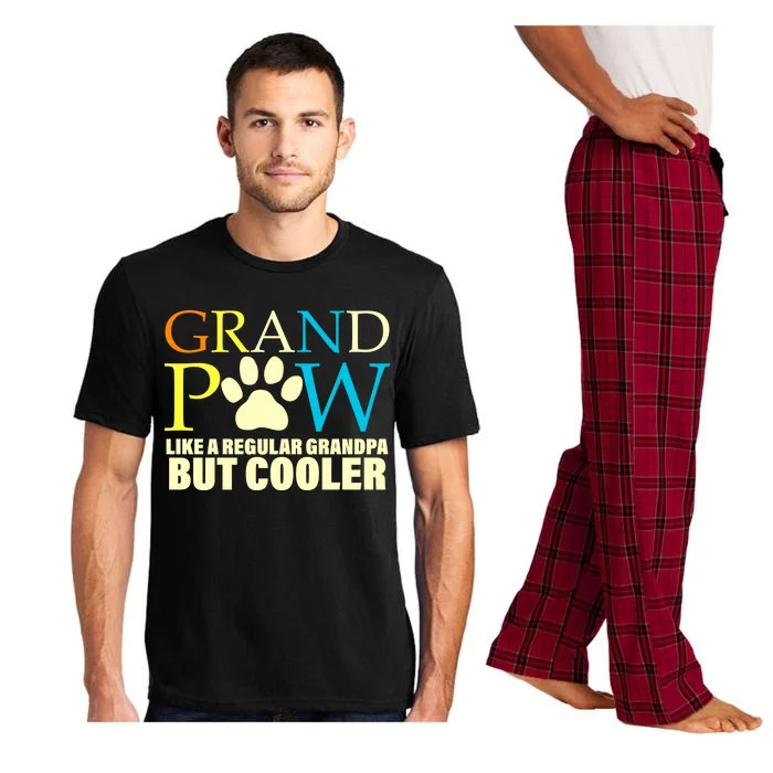 Grand Paw Like A Regular Grandpa But Cooler Pajama Set