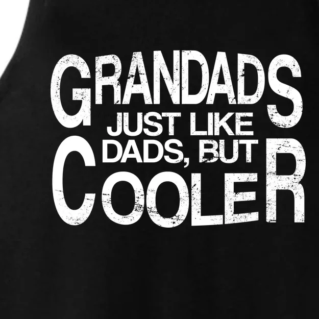 Grandads Just like Dad But Cooler Ladies Tri-Blend Wicking Tank