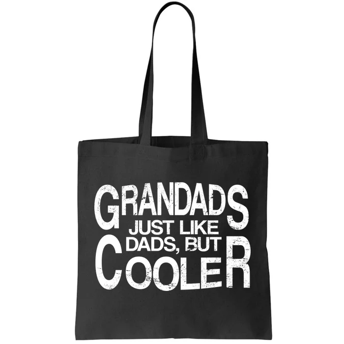 Grandads Just like Dad But Cooler Tote Bag