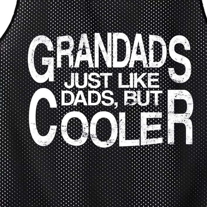 Grandads Just like Dad But Cooler Mesh Reversible Basketball Jersey Tank