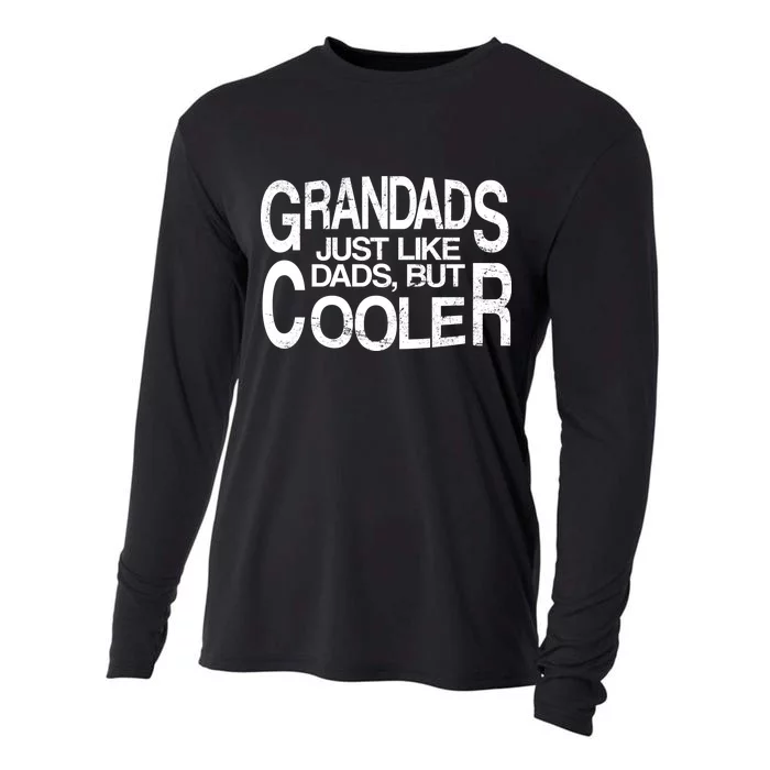 Grandads Just like Dad But Cooler Cooling Performance Long Sleeve Crew