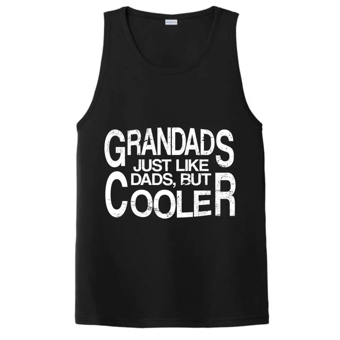 Grandads Just like Dad But Cooler Performance Tank