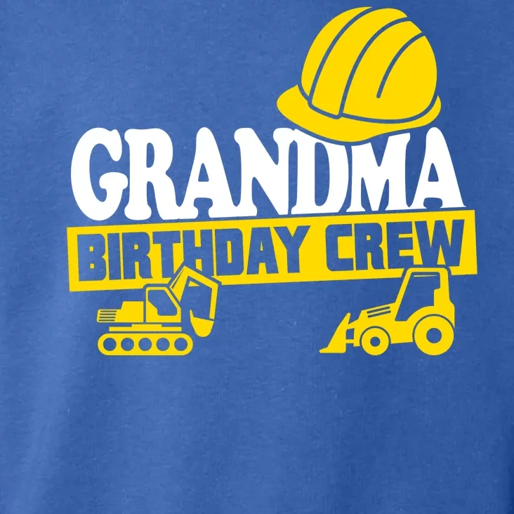 Grandma Birthday Crew Construction Party Toddler Hoodie