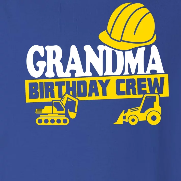 Grandma Birthday Crew Construction Party Toddler Long Sleeve Shirt