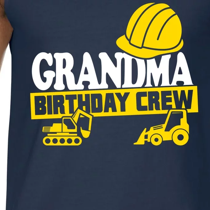 Grandma Birthday Crew Construction Party Comfort Colors® Tank Top