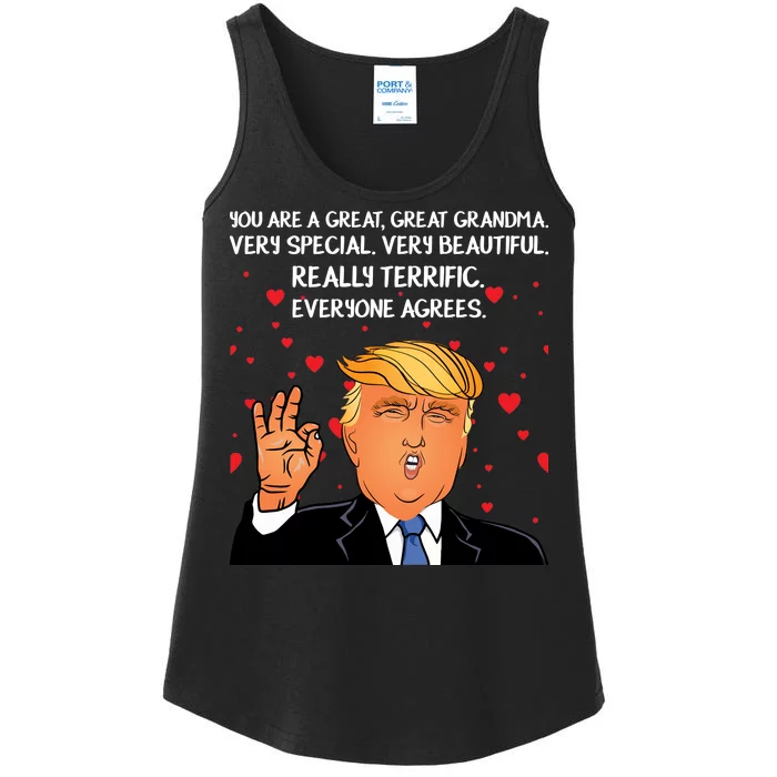 Grandma For Donald Trump Ladies Essential Tank