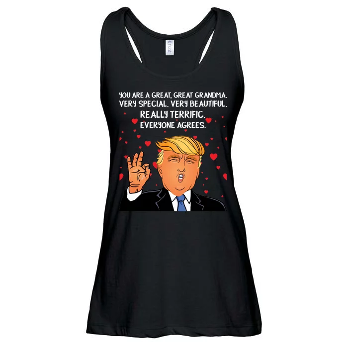 Grandma For Donald Trump Ladies Essential Flowy Tank