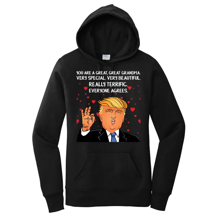 Grandma For Donald Trump Women's Pullover Hoodie