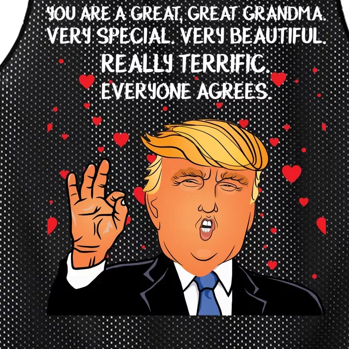 Grandma For Donald Trump Mesh Reversible Basketball Jersey Tank