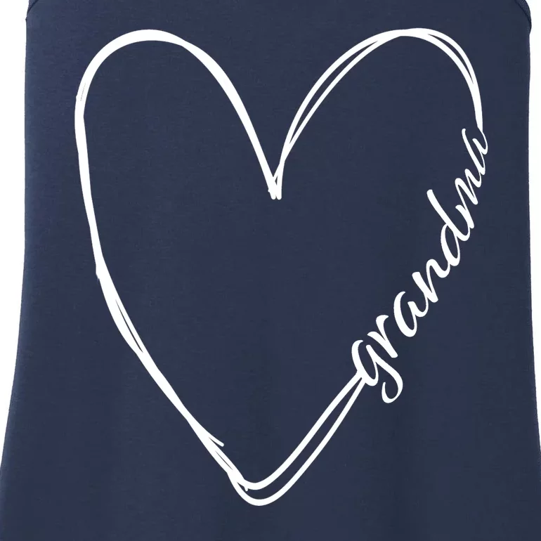 Grandma Heart Symbol Ladies Essential Tank