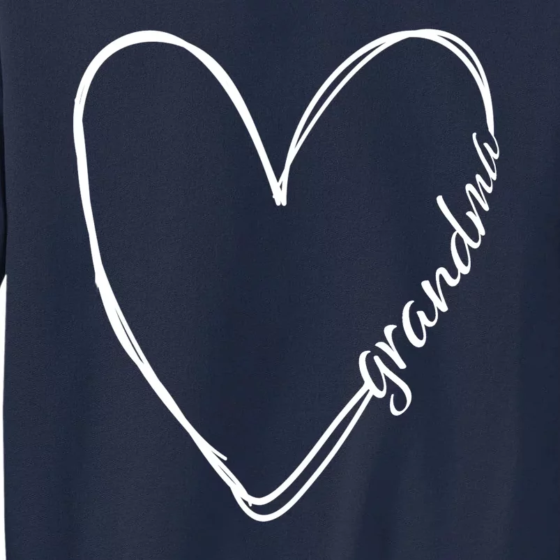 Grandma Heart Symbol Tall Sweatshirt