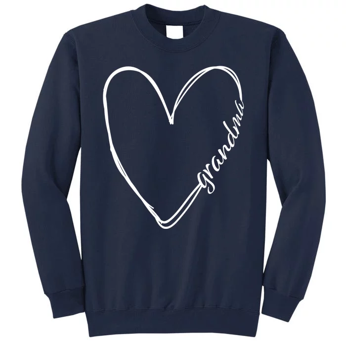 Grandma Heart Symbol Tall Sweatshirt