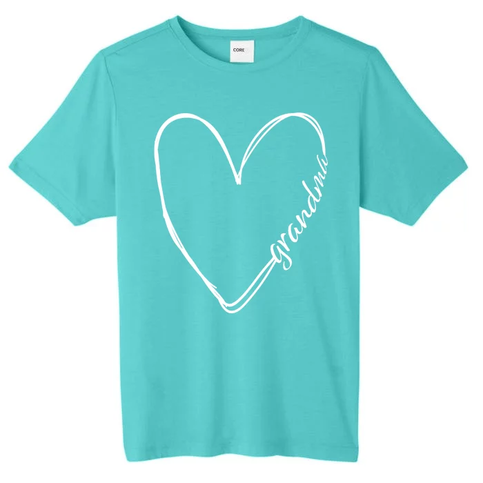 Grandma Heart Symbol ChromaSoft Performance T-Shirt