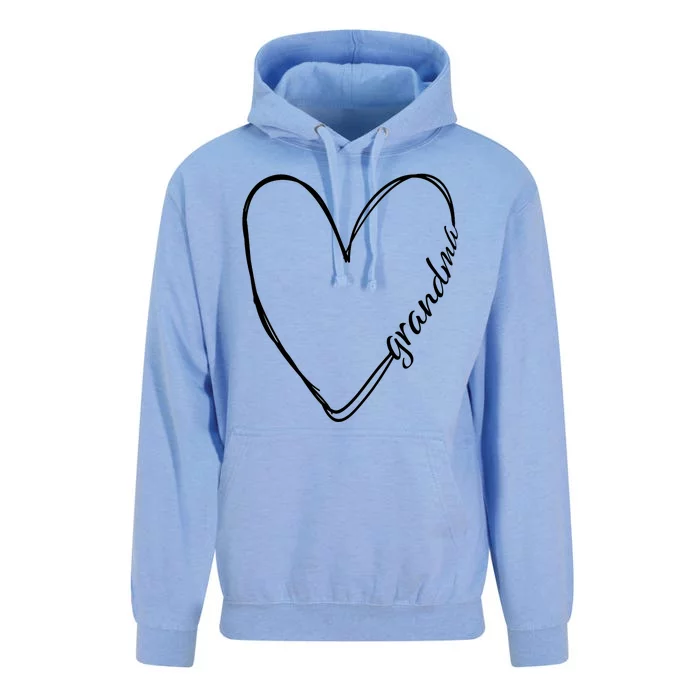 Grandma Heart Symbol Unisex Surf Hoodie