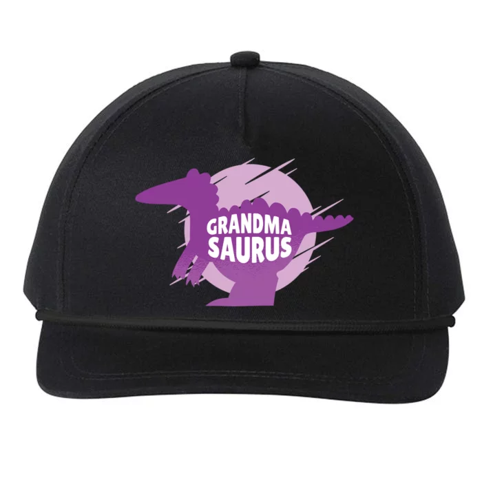 Grandma Saurus Snapback Five-Panel Rope Hat