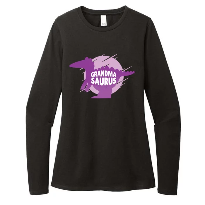 Grandma Saurus Womens CVC Long Sleeve Shirt